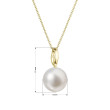 Zlatý perlový náhrdelník 92P00044