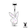 Piercing do pupíku Playboy 006S-White