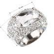 Stříbrný prsten s krystaly 735800.1 crystal