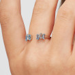 Stříbrný prsten s kamínky Brosway Fancy Cloud Light Blue FCL12