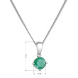 Oslňující náhrdelník se smaragdem 12080.3 emerald