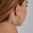 Stylové náušnice kruhy z chirurgické oceli Brosway Aura BAU32