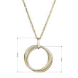 Zlatý náhrdelník ze stříbra 62001