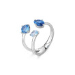 Stříbrný prsten se zirkony Brosway Fancy Fredom Blue FFB10