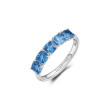 Stříbrný prstýnek Brosway Fancy Fredom Blue FFB14