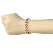 Zlatý náramek na ruku chirurgická ocel SESBS01RDG