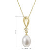 Zlatý perlový náhrdelník 92PB00034