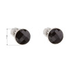 Náušnice pecky s kamínky Swarovski 31137.3 černá