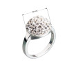 Stříbrný prsten 73513.11 crystal