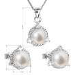 Souprava stříbrných perlových šperků 29033.1