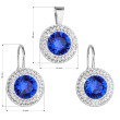 Elegantní šperky Swarovski elements 39107.3 majestic blue