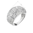 Dámský prsten ze stříbra s krystaly Preciosa 35028.1