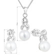 Souprava stříbrných perlových šperků 29044.1