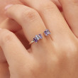 Dámský prsten se zirkony Brosway Fancy Magic Purple FMP15