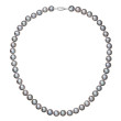 Perlový náhrdelník z říčních perel 822028.3/9271B grey