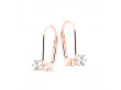 Luxusní diamantové náušnice z růžového zlata DZ8012-55-00-X-4