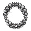 Šedý perlový náramek 33065.3 grey