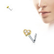 Piercing do nosu SENOL598-Zlatá