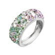 Luxusní stříbrný prsten Swarovski elements 35031.3 mix barev