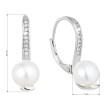 náušnice perlové visací 21061.1