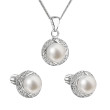 Souprava stříbrných perlových šperků 29004.1