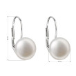 stříbrné perlové náušnice 21010.1