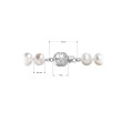 Perlový náhrdelník z říčních perel se zapínáním z bílého 14 karátového zlata 822001.1/9266B bílý