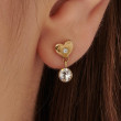 Pozlacené náušnice Brosway Chakra BHKE177