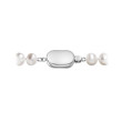 Zapínání perlového náhrdelníku z bílého zlata 822001.1/9269B bílý