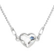 stříbrný náhrdelník srdce 32061.1