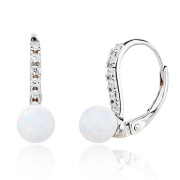 Stříbrné visací opálové náušnice 313365001W