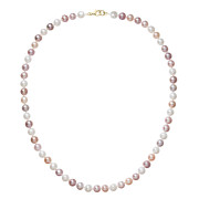 Perlový náhrdelník z říčních perel 922004.3/9260 multi