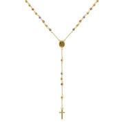 Zlatý 14 karátový náhrdelník růženec RŽ07 multi