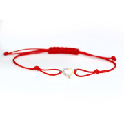 Náramek Kabbalah zlaté srdíčko Z2757N