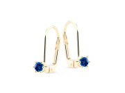 Zlaté náušnice se zirkony Z8012-55-60-X-1