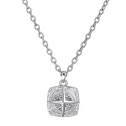 Náhrdelník z chirurgické oceli směrová růžice Genco GPSS1609ST