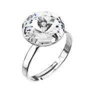 Stříbrný prsten s kamínkem Preciosa 35018.1 crystal