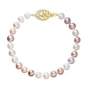 Perlový náramek z říčních perel 923004.3/9265A multi