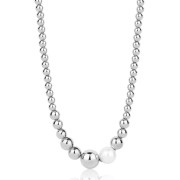 Ocelový náhrdelník s perlou Brosway Perfect BPC01
