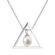 stříbrný náhrdelník s perlou 22024.1