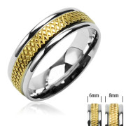 Ocelový prsten Spikes-SEHRH1608