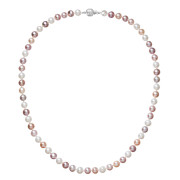 Perlový náhrdelník z říčních perel 822004.3/9266B multi