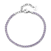 Moderní ocelový náramek se zirkony Brosway Desideri BEI103