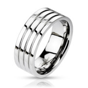 Ocelový prsten 0024