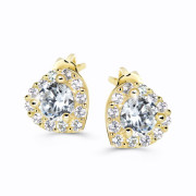 Zlaté náušnice s diamanty DZ60231-30-00-X-1