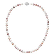 Perlový náhrdelník z říčních perel 822004.3/9270B multi