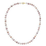 Perlový náhrdelník z říčních perel 922004.3/9266A multi