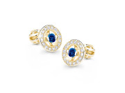 Zlaté náušnice pecky Z6413-1988ZDB