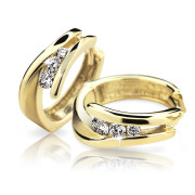 Diamantové zlaté náušnice DZ6433-1794-80-00-X-1