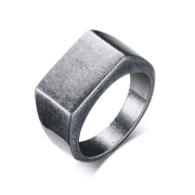 Ocelový pečetní prsten pro muže WJHZ1283